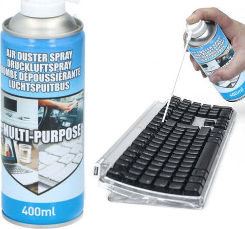 Bomboletta-Aria-Compressa-Air-Duster-Pulizia-Polvere-Tastiera-Pc-Computer-400ml