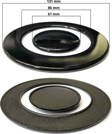 BOMPANI KIT 5 BRUCIATORI +PIATTELLI SPARTIFIAMMA 4FUOCHI+TRIPLA CORONA CUCINA Casa e cucina/Utensili da cucina/Bruciatori da cucina Rossi Ricambi - Venetico Marina, Commerciovirtuoso.it