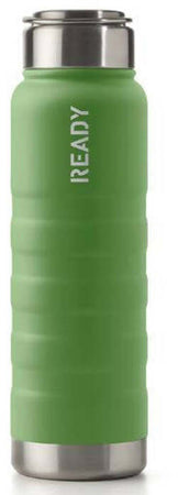 Borraccia Termica In Acciaio Inox Verde Intempo Borraccia Termica Ready 650ml A Tenuta Stagna Con Finitura Soft Touch Fondo In Metallo