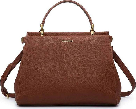 Borsa Donna a Mano Tote Mariaceline Borsa Fashion Materiale Bottolato 1 Manico E Tracolla Regolabile Borsa Finiture in Metallo Oro 33x15x24 Cm Moda/Donna/Borse/Borse a mano You Store - Messina, Commerciovirtuoso.it