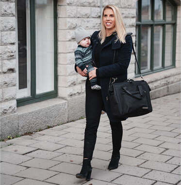 Borsa Fasciatoio Diaper Bag 15L Twistshake Black Prima infanzia/Cambio del pannolino/Borse fasciatoio/Borse tascapane La Casa Del Bebè - Napoli, Commerciovirtuoso.it