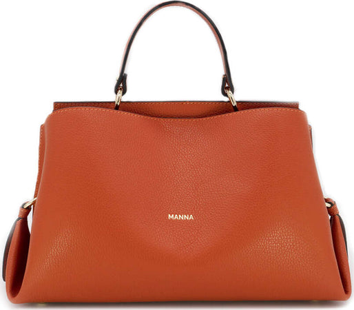 Borsa in Pelle Donna Modello Clarissa Moda/Donna/Borse/Borse a mano Manna Bag - Solofra, Commerciovirtuoso.it