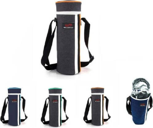 Borsa-Portabottiglia-Frigo-Termico-Bicolore-2-Lt-Mare-Spiaggia-12x12x34cm-15410