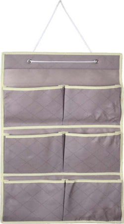 Borsa-Portaoggetti-da-Parete-Sacca-Portatutto-Da-Appendere-6-Tasche-36X60cm