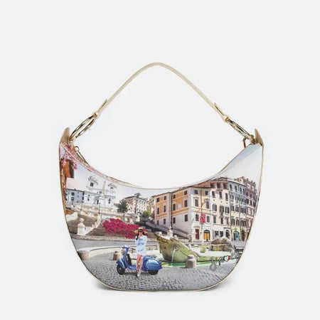 Borsa Tracolla Mezzaluna - Vacanza Romane / Taglia Unica - BorsaTracolla