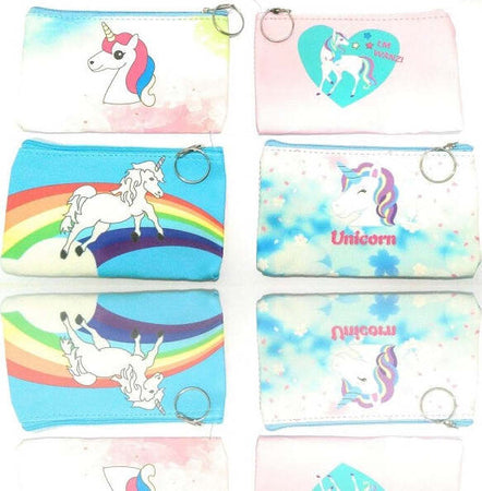 Borsetta-Pochette-Unicorno-Cavallo-Magico-15x9-Cm-Portamonete-Porta-Oggetti