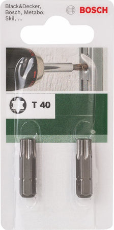 BOSCH---2-PUNTE-PER-CACCIAVITE,-ATTACCO-ESAGONALE-25MM---C6.31/4-STANDARD-T40