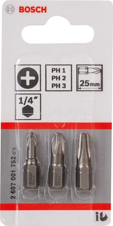BOSCH---3-BIT-PH-1/2/3-MM-25