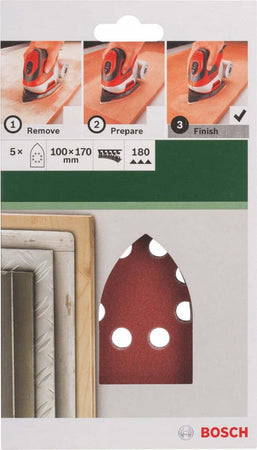 BOSCH---5-FOGLI-ABRASIVI-100x170MM-PER-PALMARI-GRANA-60-8-FORI