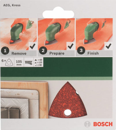 BOSCH---6-FOGLI-DELTA-105-MM-G60/120/240-6-FORI