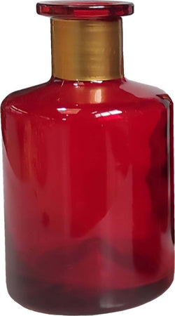 Bottiglia decorativa natalizia in vetro rosso per interno da 180 mL Casa e cucina/Decorazioni per interni/Addobbi e decorazioni per ricorrenze/Decorazioni natalizie/Oggettistica MagiediNatale.it - Altamura, Commerciovirtuoso.it