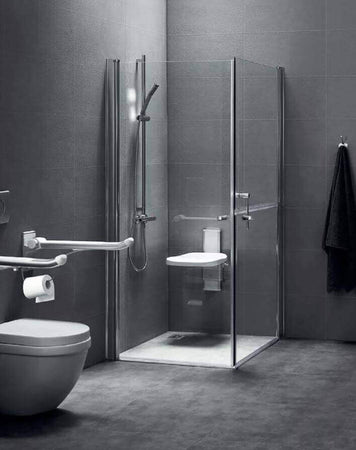 Box Doccia per Disabili Cristallo Trasparente 6mm H185cm Box Doccia Design Moderno Apertura Su Due Lati Karag S 1 S 88x88cm Fai da te/Attrezzature per cucine e bagni/Attrezzature per bagni/Docce e componenti doccia/Box doccia Shopbagno.it - Roma, Commerciovirtuoso.it