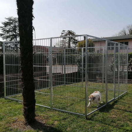 Box per Cani da Esterno con Zincatura Elettrolitica da 300x300x Altezza 180 Cm Prodotti per animali domestici/Cani/Cucce gabbiette e recinzioni/Recinti da esterno Ogomondo - Martina Franca, Commerciovirtuoso.it