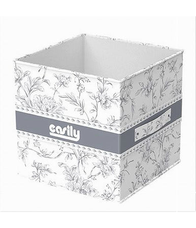 Box Portatutto Scatola Salvaspazio Contenitore Organizer 25x25x25cm Fantasia 87311