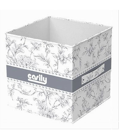 Box Portatutto Scatola Salvaspazio Contenitore Organizer 31x31x31cm Fantasia 87312