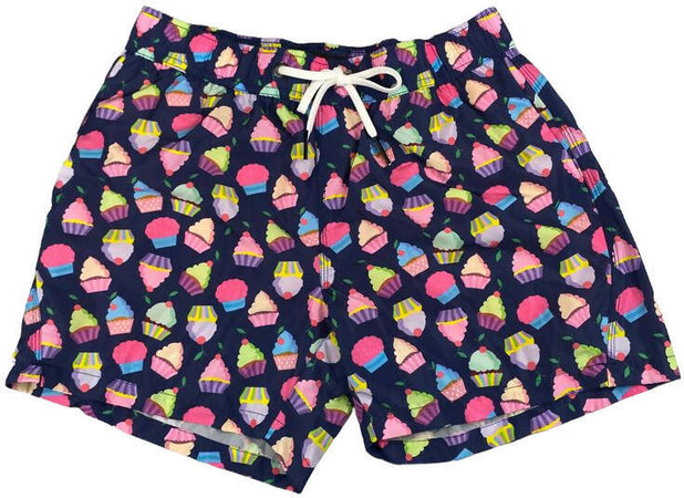Boxer mare Uomo - RRD - Fantasia cupcake - Colore blu