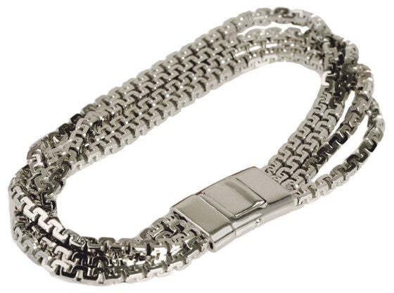 Bracciale con 4 catene d'argento