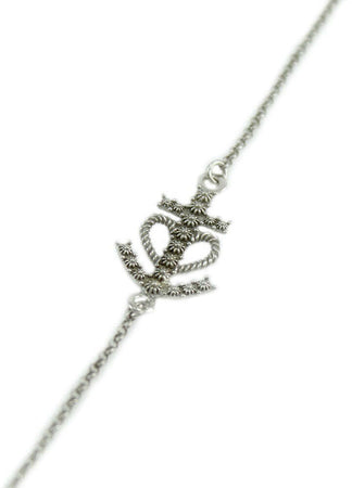 Bracciale donna argento Fede Speranza Carità lavorazione filigrana