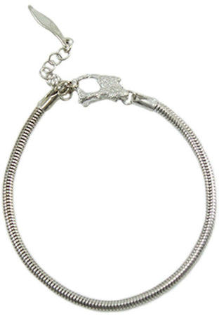Bracciale donna in argento base per charms Filu & Trama con Sardegna