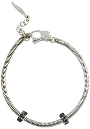 Bracciale donna in argento base per charms Filu & Trama con Sardegna