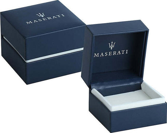 Bracciale-MASERATI-uomo-pelle-intrecciata-/-acciaio