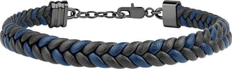Bracciale-MASERATI-uomo-pelle-nero-/-blu
