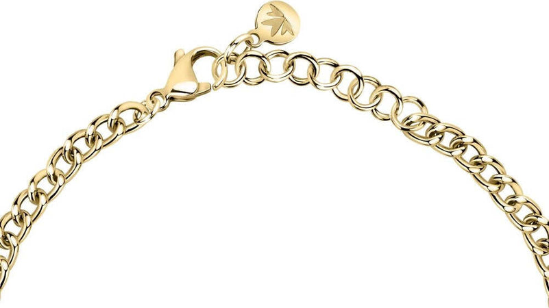 Bracciale-MORELLATO-donna-Abbraccio-acciaio-dorato-/-lucchetto