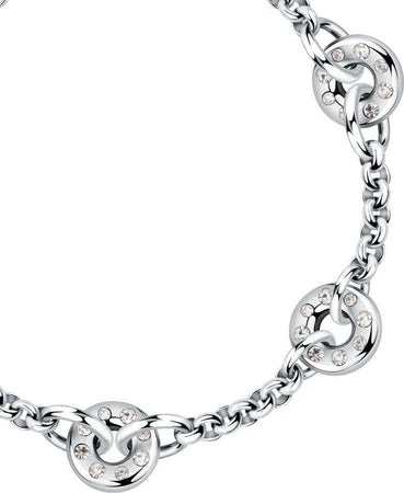 Bracciale-MORELLATO-donna-Bagliori-acciaio-/-cristalli-bianchi
