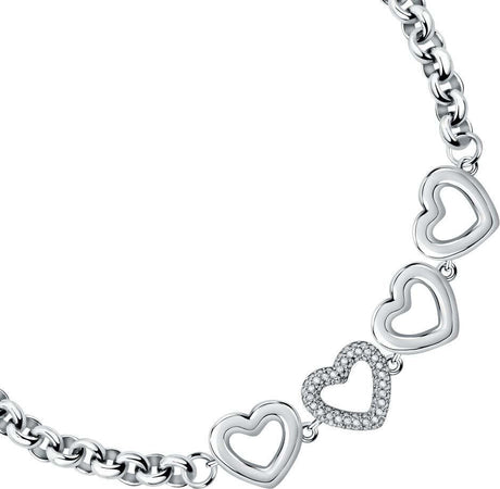 Bracciale-MORELLATO-donna-Bagliori-acciaio-cuori-/-strass
