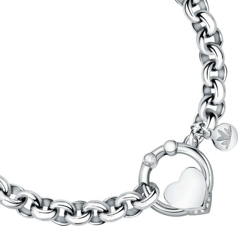 Bracciale-MORELLATO-donna-Drops-acciaio-/-cuore