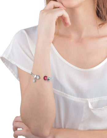 Bracciale-MORELLATO-donna-Drops-bangle-heart-&-amethyst