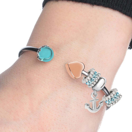 Bracciale-MORELLATO-donna-Drops-bangle-heart-&-aqua