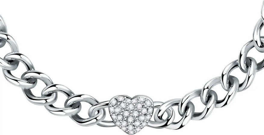 Bracciale-MORELLATO-donna-Incontri-acciaio-/-cuore