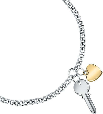Bracciale-MORELLATO-donna-Passioni-chiave-/-cuore-dorato