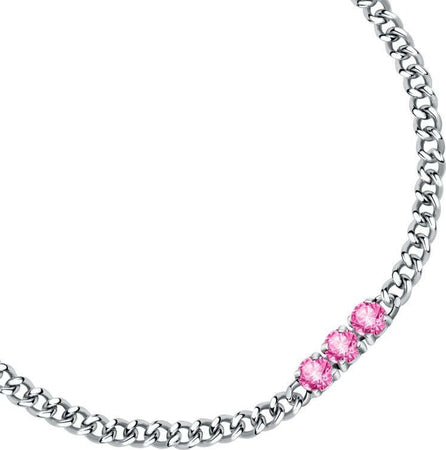 Bracciale-MORELLATO-donna-Poetica-acciaio-/-cristalli-rosa