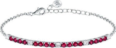 Bracciale-MORELLATO-donna-Tesori-argento-/-cristalli-rossi
