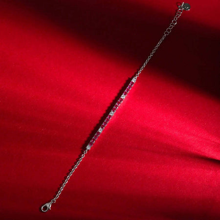 Bracciale-MORELLATO-donna-Tesori-argento-/-cristalli-rossi