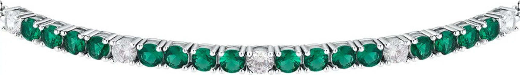 Bracciale-MORELLATO-donna-Tesori-argento-/-cristalli-verdi