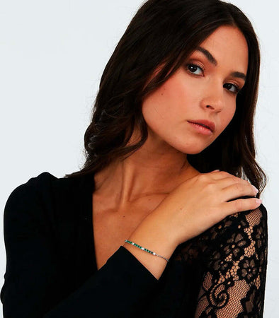 Bracciale-MORELLATO-donna-Tesori-argento-/-cristalli-verdi