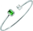 Bracciale-MORELLATO-donna-Tesori-bangle-smeraldo-arg.925