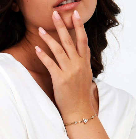 Bracciale-MORELLATO-donna-Trillant-dorato-/-cristalli