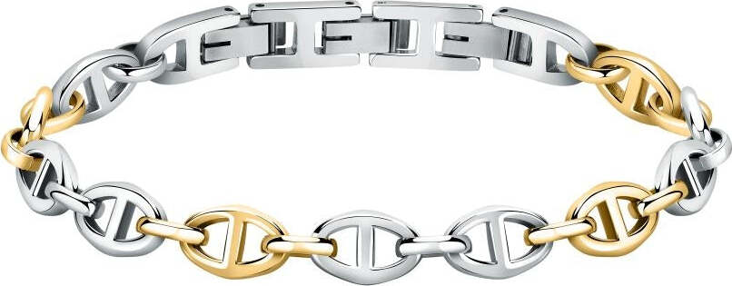 Bracciale-MORELLATO-uomo-Catene-Marine-acciaio-/-dorato