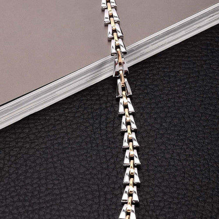Bracciale-MORELLATO-uomo-Motown-acciaio-bicolore