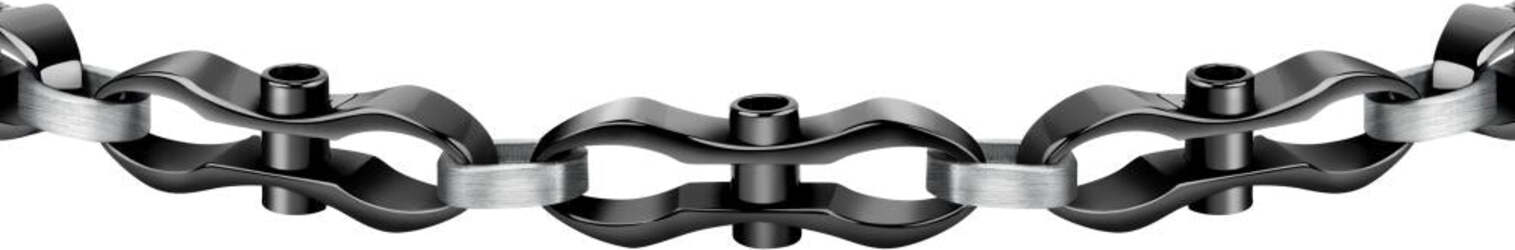 Bracciale-SECTOR-uomo-Energy-acciaio-nero---22-cm