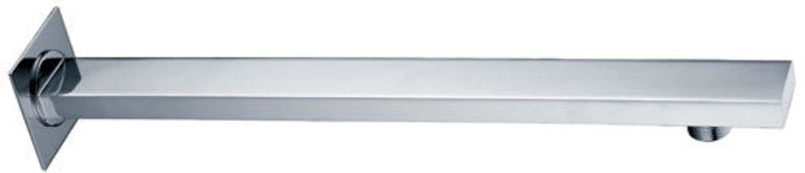 Braccio sostegno doccia in ottone quadro cm 30
