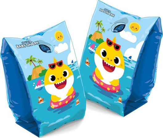 Braccioli-Gonfiabili-Baby-Shark-Mare-Piscina-Nuoto-Per-Bambini-Manicotti-25x15cm