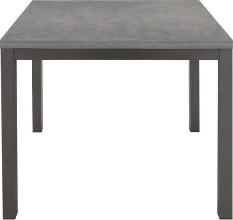 BRENDON---tavolo-da-pranzo-moderno-allungabile-a-libro-90x90/180-Grigio-scuro-Milani-Home