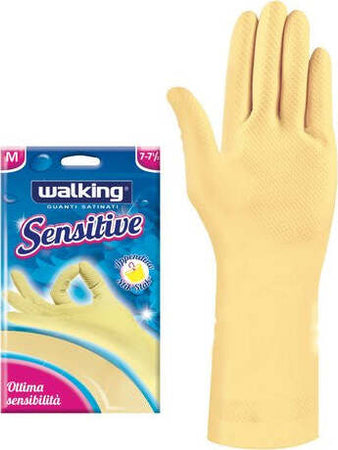 BRENTA-Guanti-monouso-WALKING-Sensitive-Ambra-taglia-L