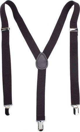 Bretelle-Marrone-Uomo-Donna-Con-Clip-Unisex-Elasticizzate-Regolabili-Braces