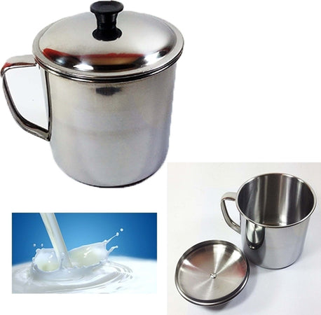 BRICCO BOLLILATTE CON COPERCHIO 10CM CONTENITORE LATTE CAFFè ACCIAIO PENTOLINO Casa e cucina/Pentole padelle e pirofile/Pentole e padelle/Pentolini da latte Trade Shop italia - Napoli, Commerciovirtuoso.it